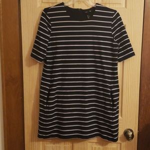 Stripped H&M Shift Dress